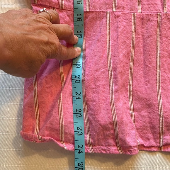Old Navy Blouse pink with stripes - Picture 11 of 12